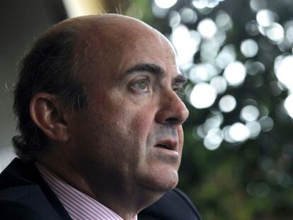 El ministro de Economía, Luis de Guindos.