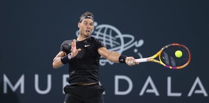 Nadal, durante el partido contra Murray.