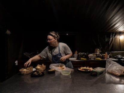 La chef Lara Said Stieg, en El Impenetrable, el 18 de septiembre.
