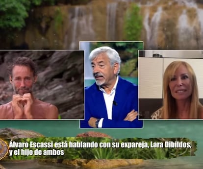 Una conexión de 'Supervivientes' (Telecinco) con el concursante Álvaro Muñoz Escassi y su ex pareja Lara Dibildos.