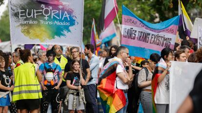 El Orgullo Crítico exhibe músculo en Madrid contra “el genocidio” y los recortes de derechos de Ayuso