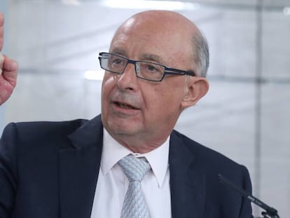 El ministro de Hacienda, Cristóbal Montoro.