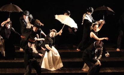 Escena de 'El público', de Lorca, por la compañía japonesa Ksec Act.