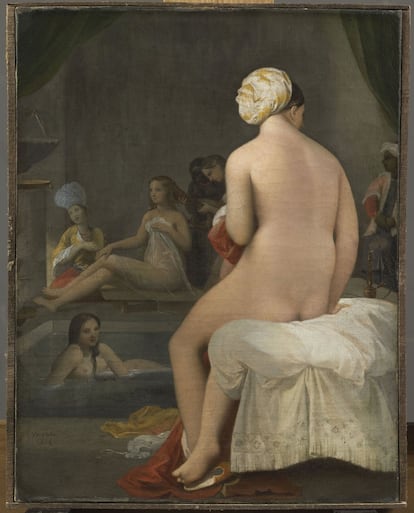 Jean-Auguste-Dominique Ingres (1780-1867), La pequeña bañista, 1828. 

