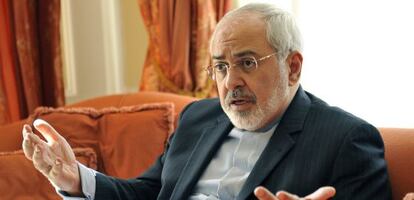 El ministro iraní de Exteriores, Mohamed Javad Zariif, en Viena.