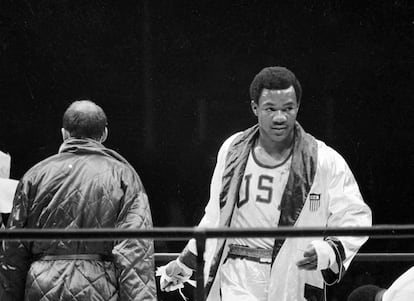 Foreman ganó el oro olímpico en México 68 frente a un peleador soviético.