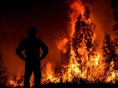 Un detenido relacionado con los incendios de la zona de Castelo Branco