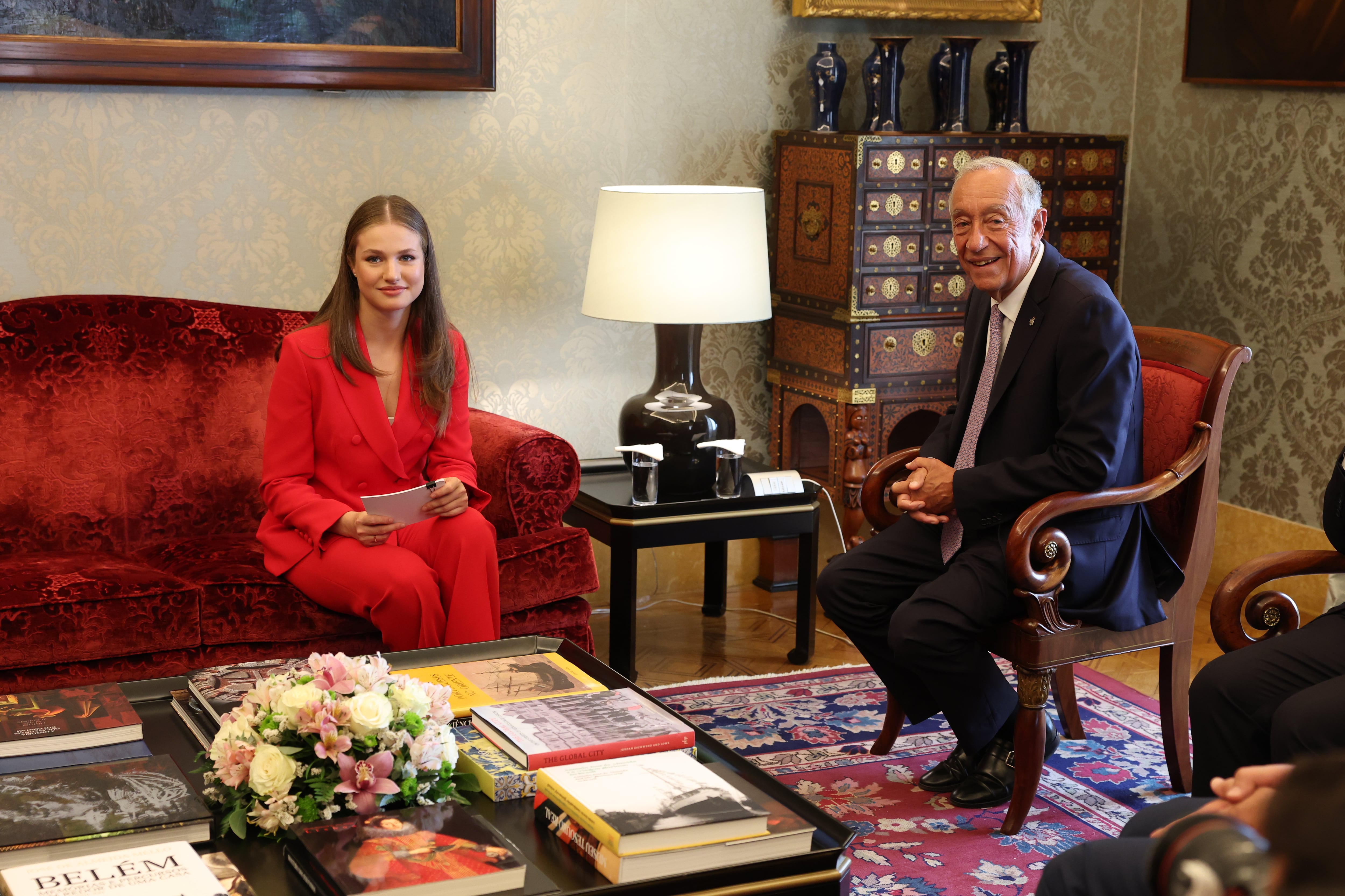 Leonor, en su primera visita oficial en Portugal: “Me siento como en casa”