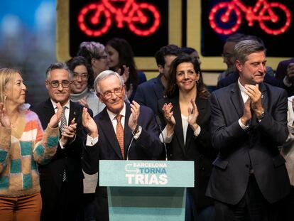 Acto de presentación de la campaña electoral para las elecciones municipales de Barcelona 2023 de Xavier Trias.