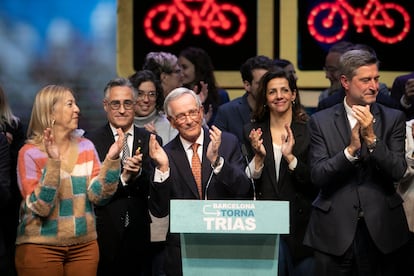 Acto de presentación de la campaña electoral para las elecciones municipales de Barcelona 2023 de Xavier Trias.