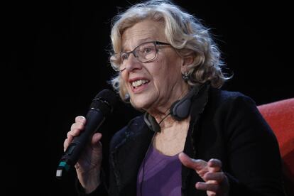 Carmena, en un acto el pasado día 12 en Berlín.