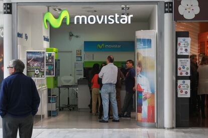 Tienda de Movistar en Madrid.