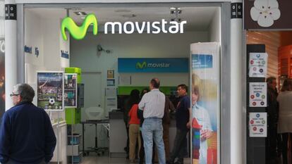 Tienda de Movistar en Madrid.