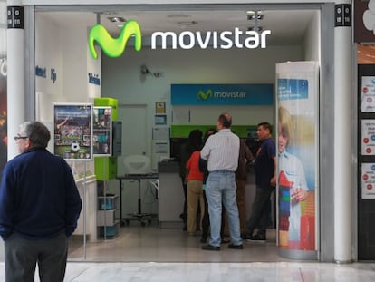 Tienda de Movistar en Madrid.