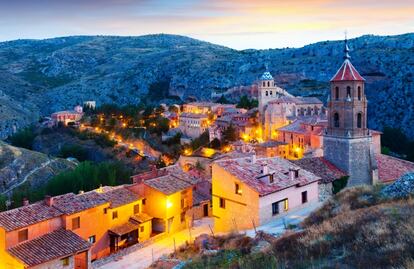 Albarracín, un pueblo con encanto cerca de Teruel.