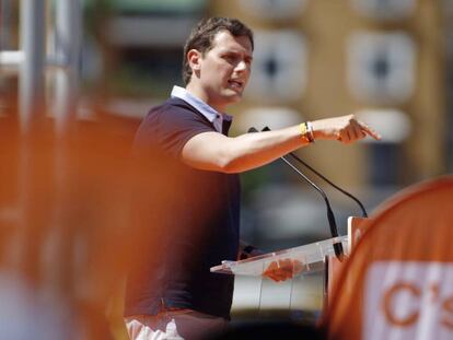 Albert Rivera, este s&aacute;bado en Sevilla. 