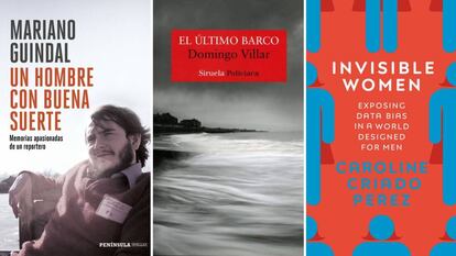 Libros recomendados por Luis de Guindos, Nadia Calviño y Margrethe Vestager.