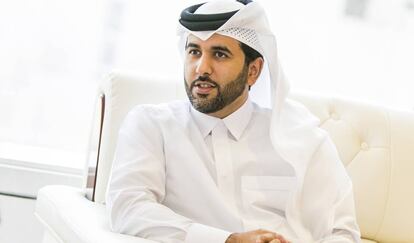 Saif Ahmed Al Thani, durante a entrevista em Doha, na quinta-feira.