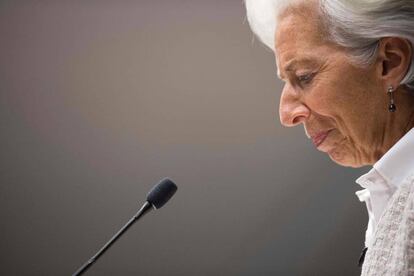 IMF Managing Director Christine Lagarde.