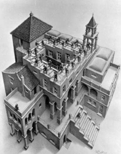 Grabado de M. C. Escher.