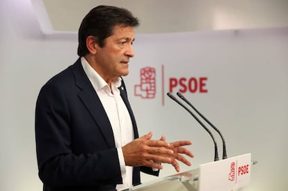 Javier Fernandez, chair of the PSOE interim management team.