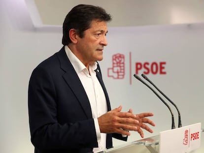 Javier Fernandez, chair of the PSOE interim management team.