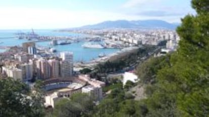 Panor&aacute;mica de M&aacute;laga, en la Costa del Sol.