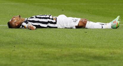 Arturo Vidal tras perder ante el Benfica en las semifinales de la Europa League el pasado jueves.
