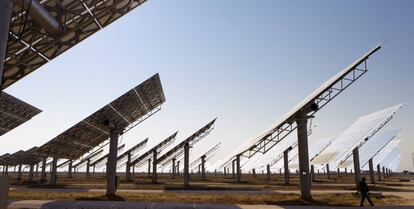 Instalación de paneles solares. 