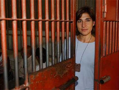 Isabel Gómez Benito, en el penal peruano de mujeres Santa Mónica, de Lima.
