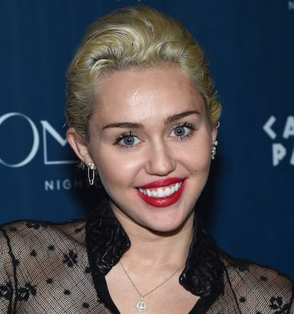 Miley Cyrus Appearance At Omnia Nightclub At Caesars Palace