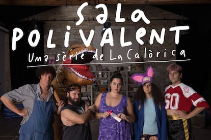 Imatge promocional de la sèrie Sala Polivalent, de La Calòrica, a 3CAT