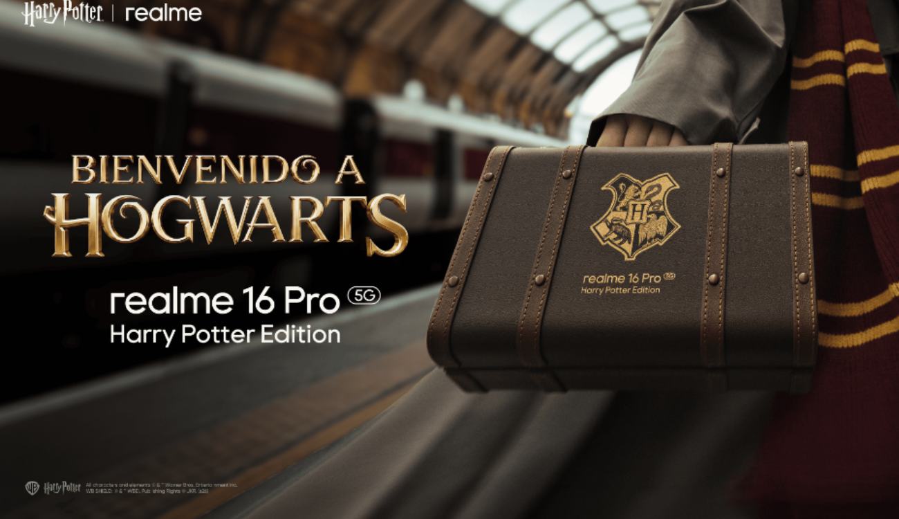 realme lleva la magia de Hogwarts a su nuevo móvil inspirado en Harry Potter