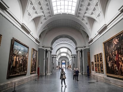 Interior del Museo del Prado, el pasado
mes de octubre de 2020.