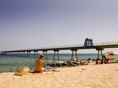 El Pont del Petroli de Badalona.