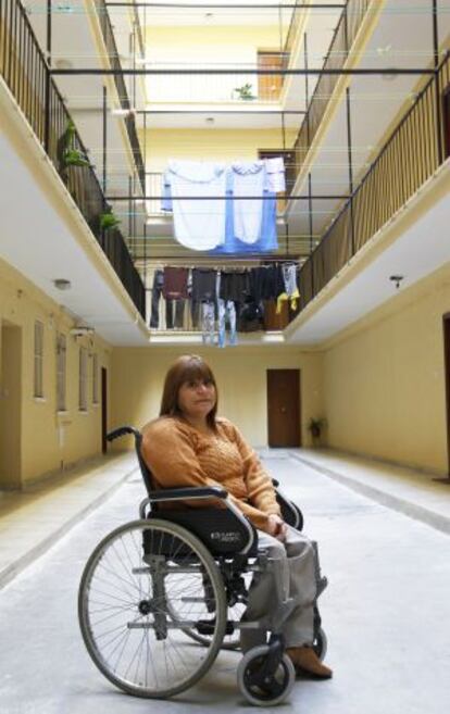 Ecuadorian Marceline Rosero faced eviction when she could not pay her Bankia mortgage.