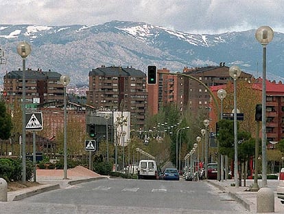 Vista del municipio de Tres Cantos.