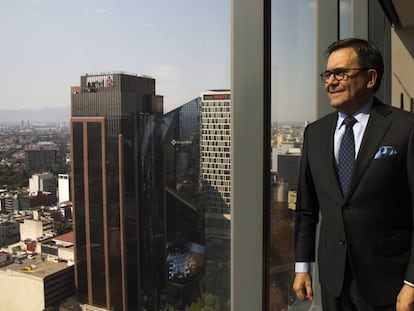 El titular de Economía mexicano, Ildefonso Guajardo, en su despacho.