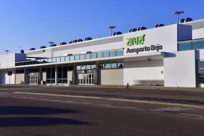 La terminal principal del aeropuerto de Beja, en Portugal.