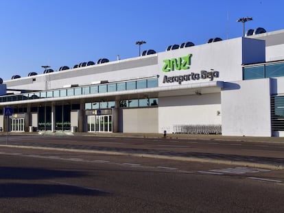 La terminal principal del aeropuerto de Beja, en Portugal.