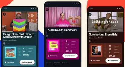 Móviles Spotify cursos