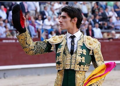 Víctor Barrio, en la plaza de Las Ventas.