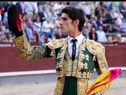 Víctor Barrio, en la plaza de Las Ventas.