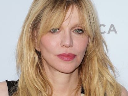 Courtney Love, el pasado domingo en el estreno del documental &#039;Kurt Cobain: Montage Of Heck&#039; en el Festival de tribeca.