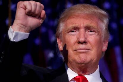Donald Trump, después de su victoria electoral