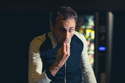 Oriol Pla a l'obra de teatre 'Gola'.