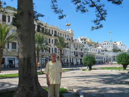 Juan Goytisolo, en T&aacute;nger en 2007.