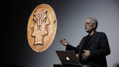 Walter Murch, en la escuela de cine de la comunidad de Madrid.