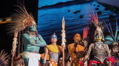 Un momento de la ópera 'Motecuhzoma II', este jueves en Ciudad de México.