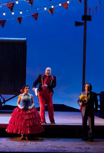 Ensayo general de la ópera <i>La novia vendida</i>, de Smetana, en el Palau de les Arts de Valencia.